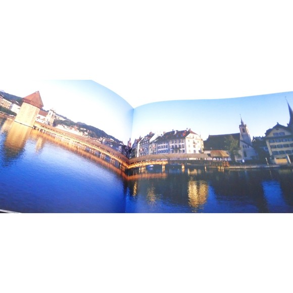 Switzerland Hardcover Large Book 4 Languages-Translations & Illustrations - Picture 5 of 12